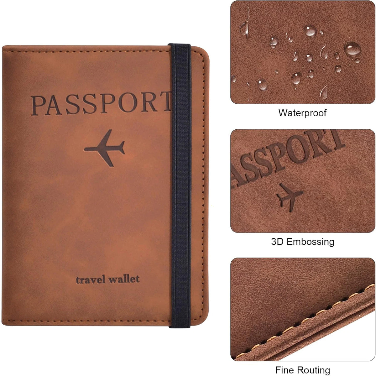 AtlasWize Departure Passport Wallet