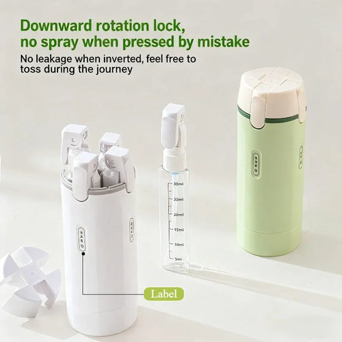 AtlasWize Four-Step Travel Dispenser